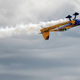 Bob Freeman Aerobatic Climb in his Custom Stunt Aircraft by Dave Koch - Aircraft Photography