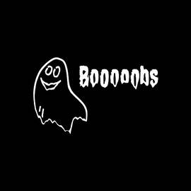 Booooobs Boo Halloween Ghost by Flippin Sweet Gear
