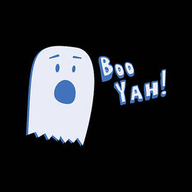 Booyah Funny Halloween Ghost by Flippin Sweet Gear