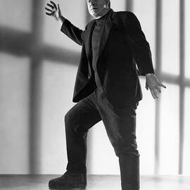 Boris Karloff Frankenstein Portrait Pose by Silver Screen