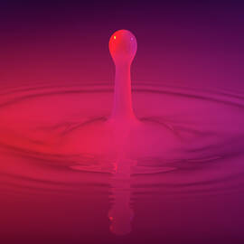 bouncing droplet by Matt Halvorson