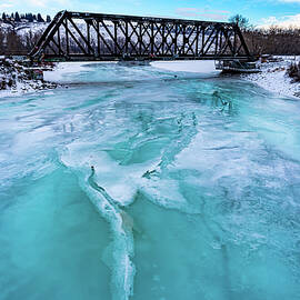 Bow River Walk Calgary Alberta Canada by Tommy Farnsworth