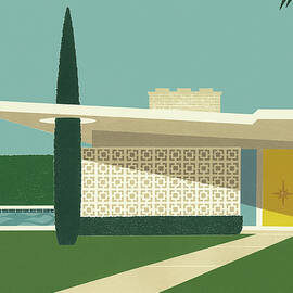 Breeze Block House by Mary Lynn Blasutta