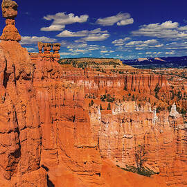 Bryce Canyon - Thors Hammer and Blue Sky, Utah by Abbie Matthews