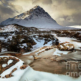 Buachaille Etive Mor storm, Scottish Highlands by Neale And Judith Clark