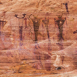 Buckhorn Draw Pictograph Panel, Utah by Abbie Warnock