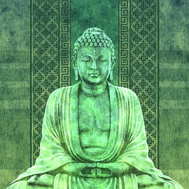 Dhyana - Buddha in Meditation 01 by Studio Grafiikka