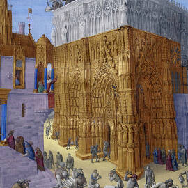 Building of the Temple of Jerusalem by Jean Fouquet by The Luxury Art Collection