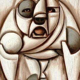 Museum Bulldog Art Print by Tommervik