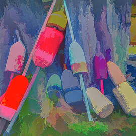 Buoy Abstract #1 by Penny Polakoff