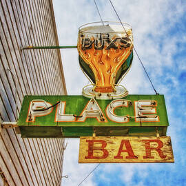 Buxs Place sign - Challis, Idaho by Tatiana Travelways