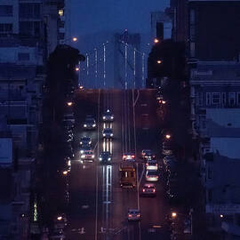Cable Car Moonlight by Louis Raphael