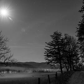 Cades Cove Loop Road At Night by Dan Sproul