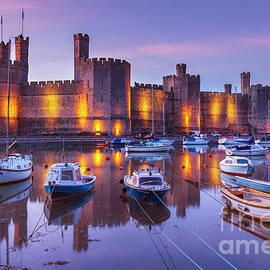 Caernarfon Castle, North Wales by Neale And Judith Clark