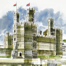 Caernarfon Castle by Ronald Maddox
