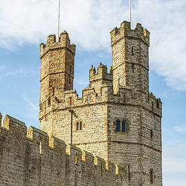 Caernarfon Castle by Shirley Mitchell
