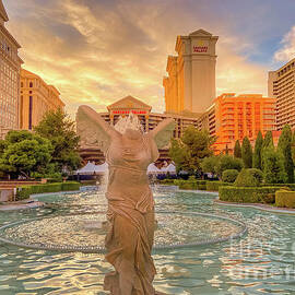 Caesars Palace Angel Fountain by FeelingVegas Wall Art and Prints