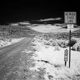 California Nevada Line - Infrared - Washoe County Nevada by Mike Lee