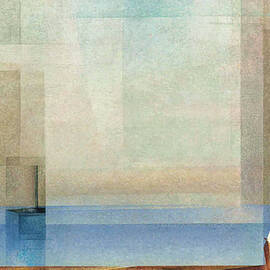 Calm Day at Sea II - Stiller Tag am Meer II by Lyonel Feininger by Lyonel Feininger