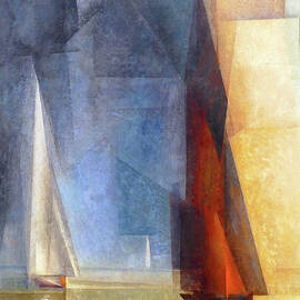 Calm Day at the Sea III - Stiller Tag am Meer III by Lyonel Feininger by Lyonel Feininger