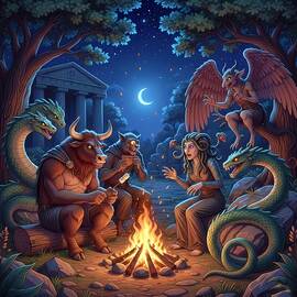 Campfire Horror Stories by David Manlove