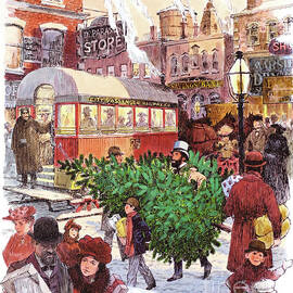 1881 Christmas In Canada by Mel Crawford