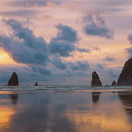 Cannon Beach Sunset by Kevin Schwalbe