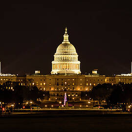 Capitol at Night by David Fountain