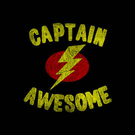 Captain Awesome Retro by Flippin Sweet Gear
