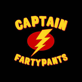 Captain Fartypants Funny Fart by Flippin Sweet Gear