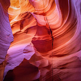Captivating Colors of Antelope Canyon X by Elvira Peretsman