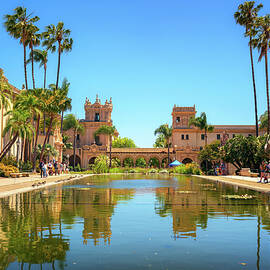 Casa de Balboa, Lily Pond and House of Hospitality in Balboa Park, San Diego by Miroslav Liska