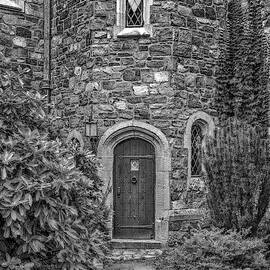 Castle Entrance BW by Susan Candelario