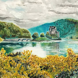 Castle in a Lake by Michel Cruz-Garcia