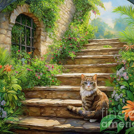 Castle Stairs by Macro Abundance
