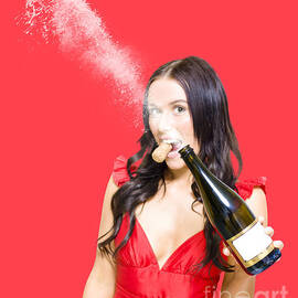 Champagne Celebration With A Splash Of Success  by Jorgo Photography