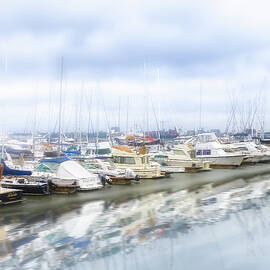 Charleston Harbor Marina Fog by Susan Candelario