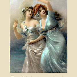 Charlotte Bronte Quote - Edouard Bisson Love's Messengers by Georgia Clare