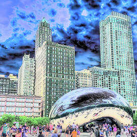 Chicago - Millenial Park and the Bean by Bruce Block