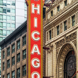 Chicago Theatre Marquee Sign by Paul Velgos