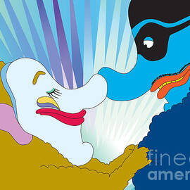 Chief Blue Meanie And Villain by Antonios Valamontes