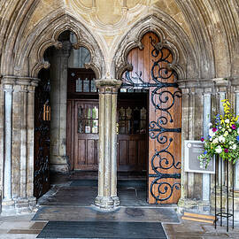 Christchurch Priory Entrance  by Shirley Mitchell