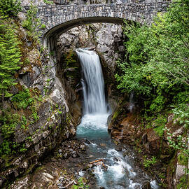 Christine Falls on the way up Mt Rainier by Tommy Farnsworth