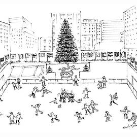 Christmas At The Ice Rink by Nick Downes