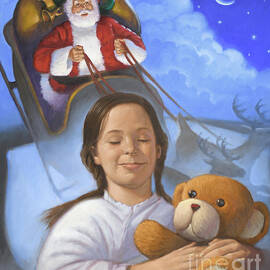 Christmas - Dreaming Of Santa Claus by Michael Garland