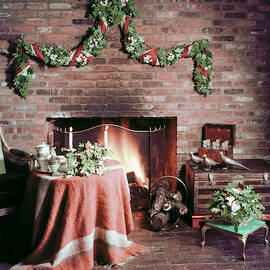 Christmas Evening Coffee Service by Horst P Horst