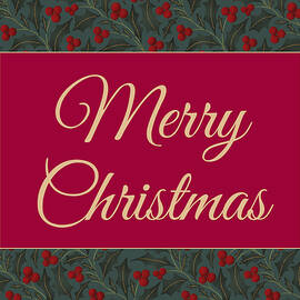 Holly Berry Christmas by Snow Iris Studio