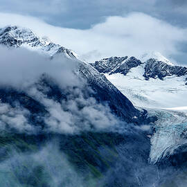 Chugach Mountains Glacier  by Michael Collins