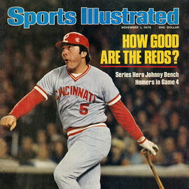 Cincinnati Reds Johnny Bench, 1976 World Series Sports Illustrated Cover by Sports Illustrated