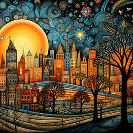 Nightfall in the City by Land of Dreams